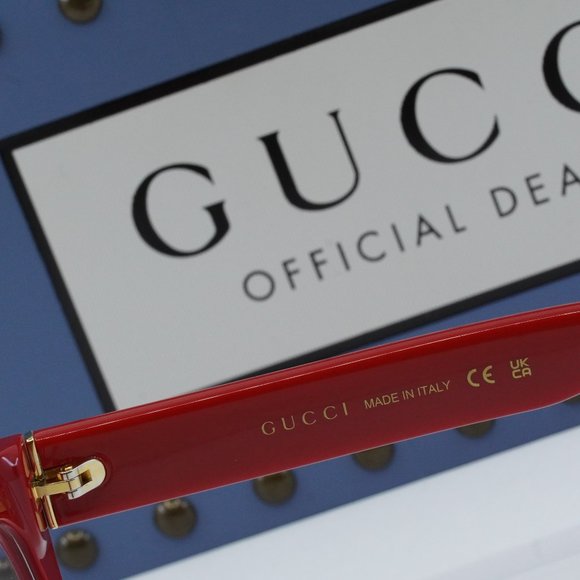 Gucci Red Eyeglasses - Picture 5 of 8